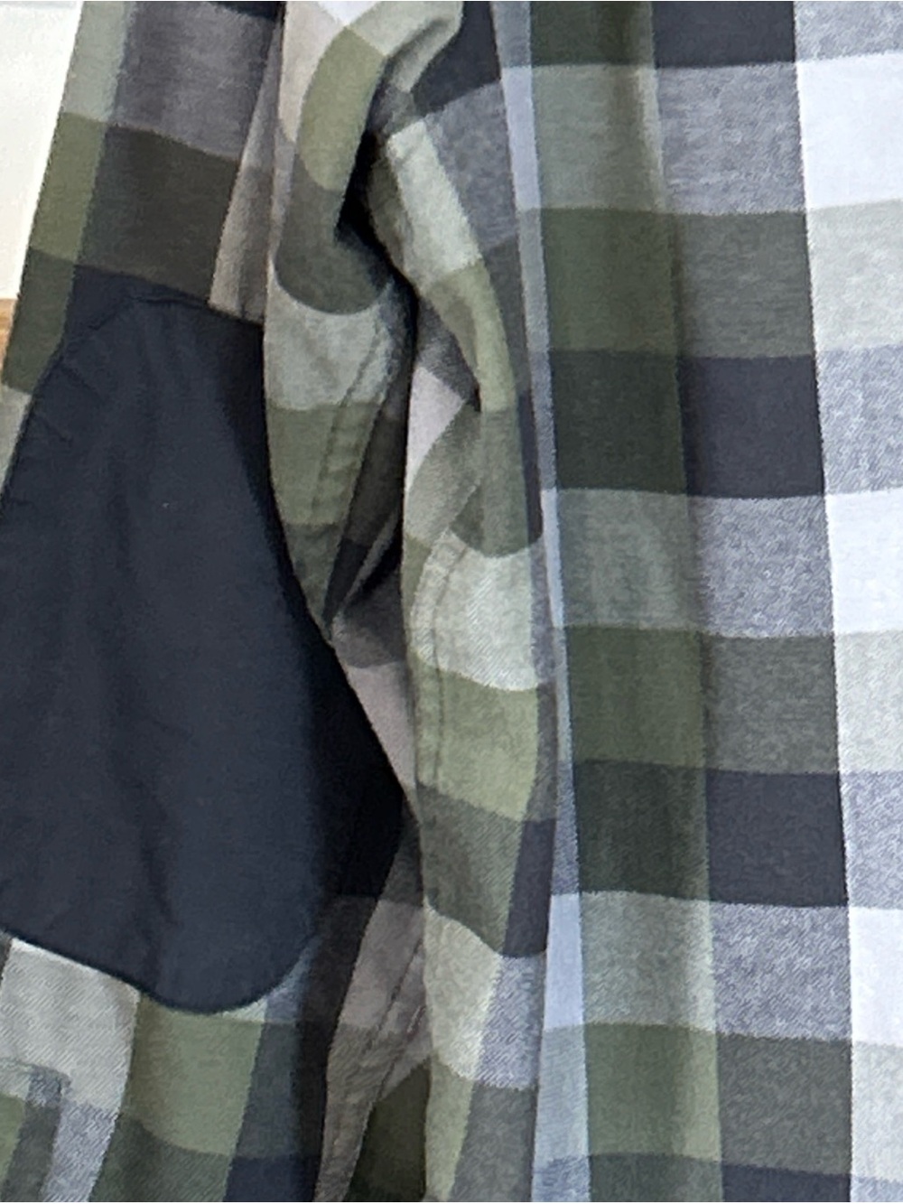 Wrangler All Terrain Gear Square Plaid Button Down Long Sleeve Men's Size XL - Picture 7 of 11